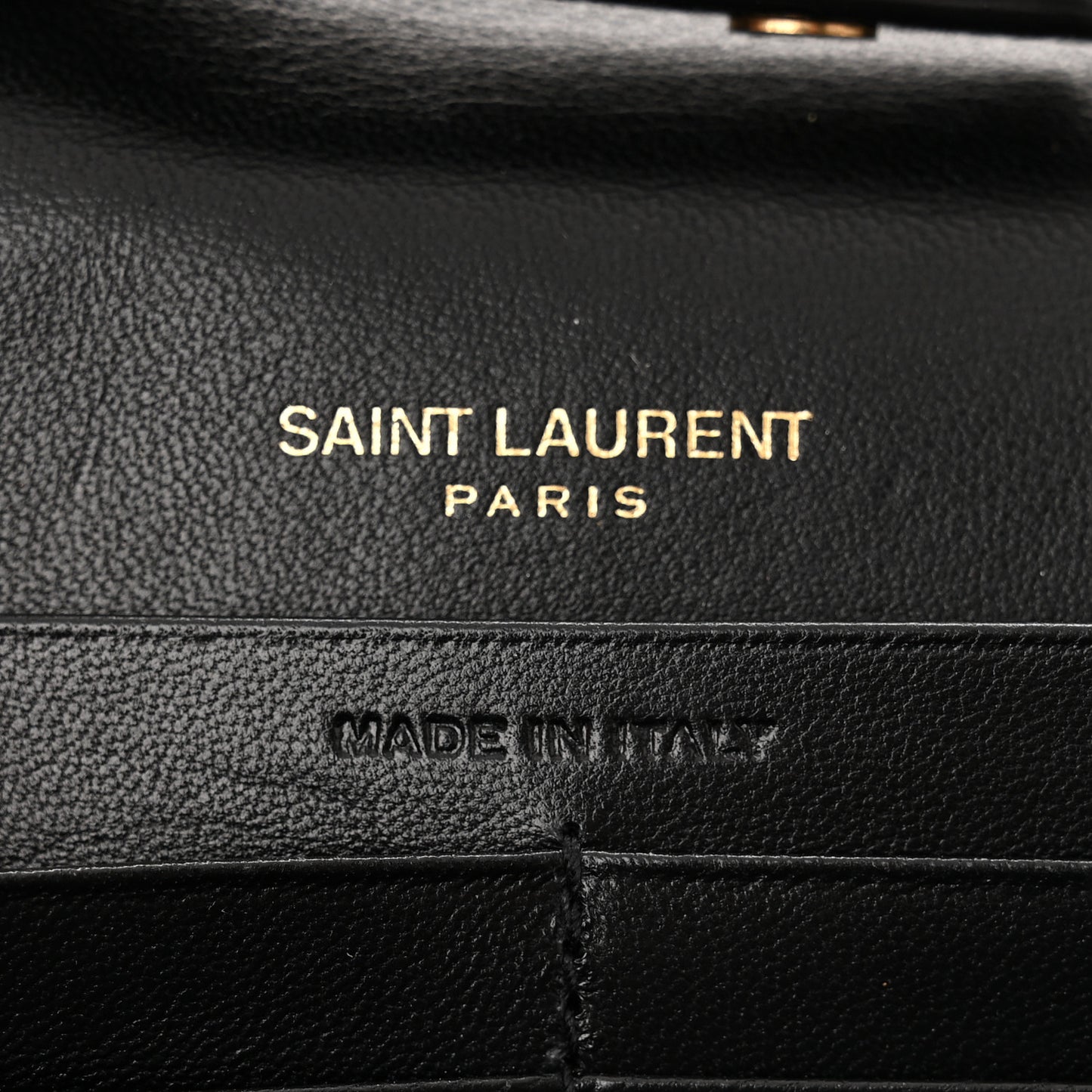 Calf Hair Monogram Chain Wallet Leopard