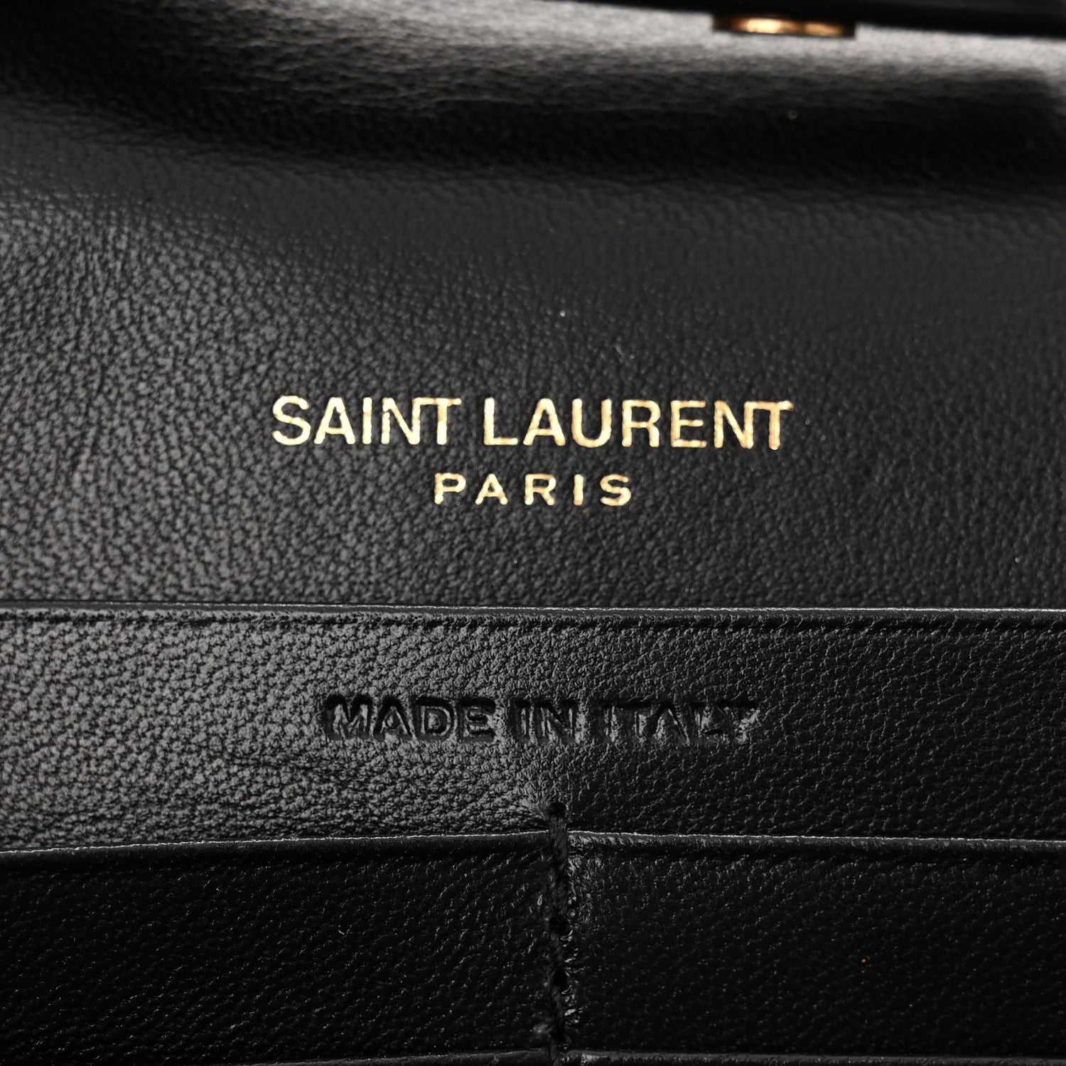 Saint Laurent Calf Hair Monogram Chain Wallet Leopard 6 of 12