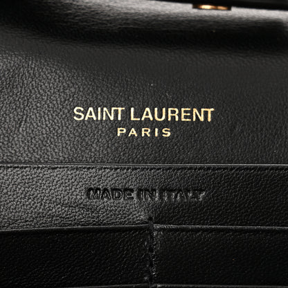 Saint Laurent Calf Hair Monogram Chain Wallet Leopard 6 of 12