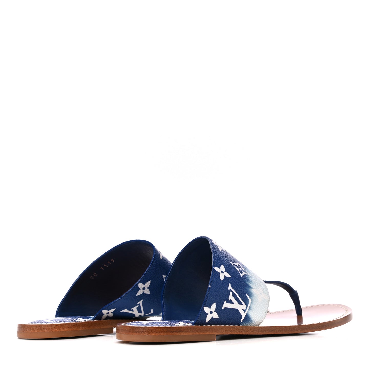 Monogram Escale Palma Sandals 39 Blue
