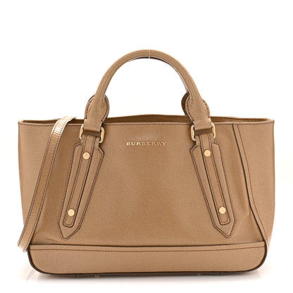 Burberry Patent Somerford Tote Tan 1 of 10