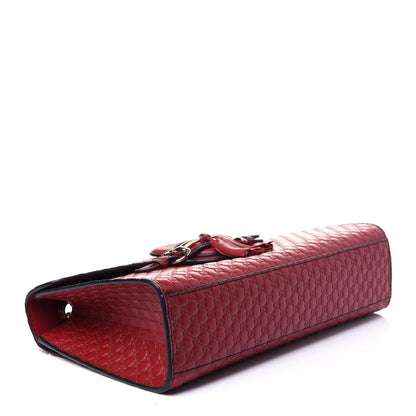 Gucci Microguccissima Medium Emily Chain Shoulder Bag Red 4 of 11