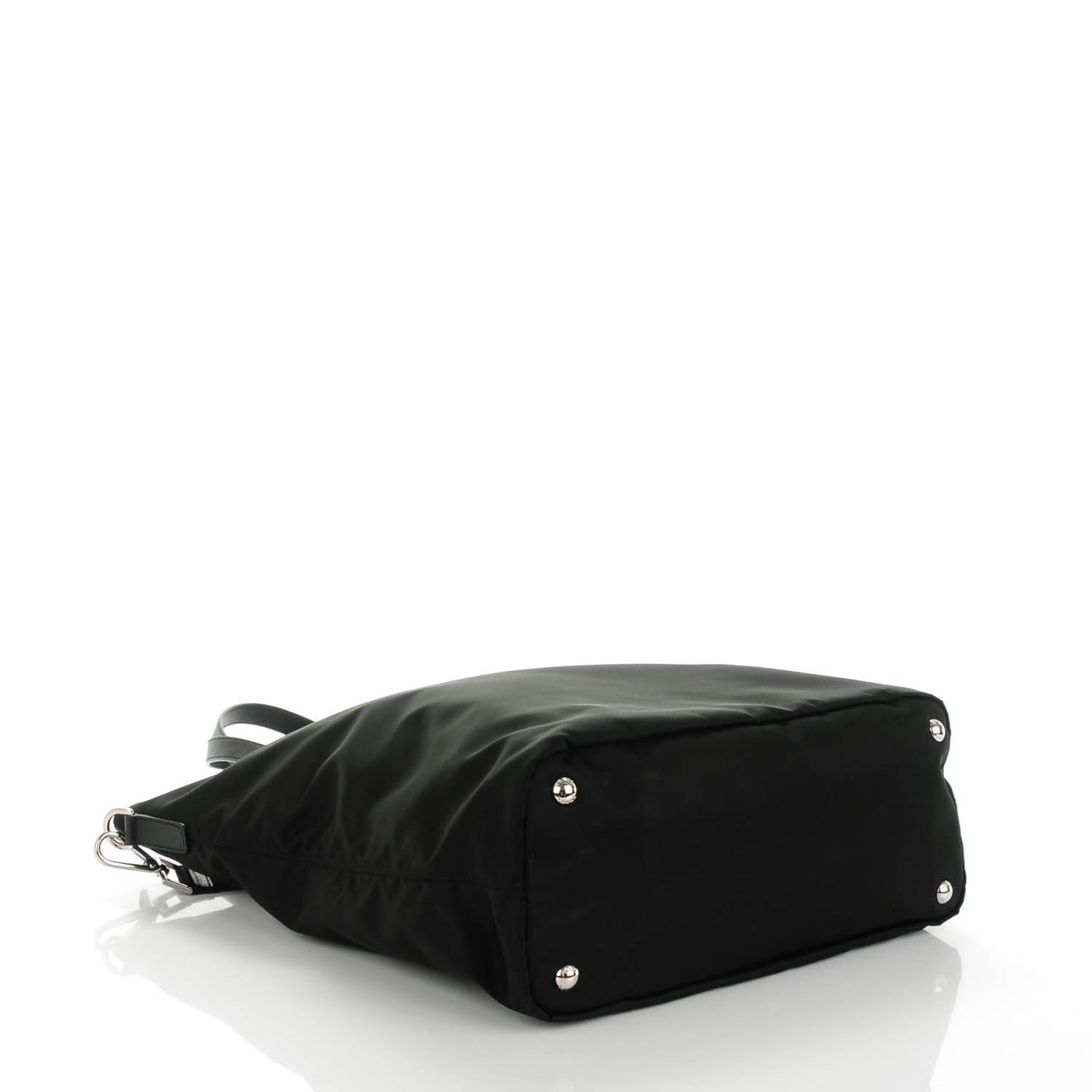 Tessuto Nylon Saffiano Tote Nero Black