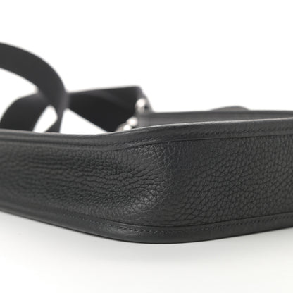 Hermes Taurillon Clemence Evelyne TPM Black 9 of 11