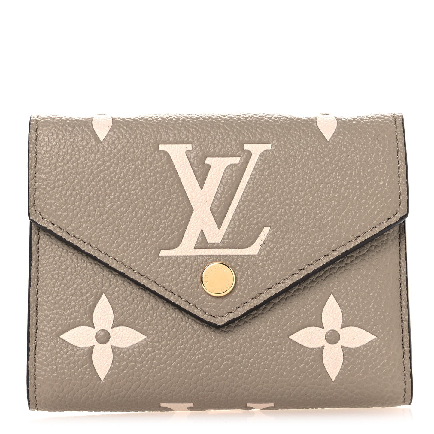 Empreinte Monogram Giant Victorine Wallet Tourterelle Creme