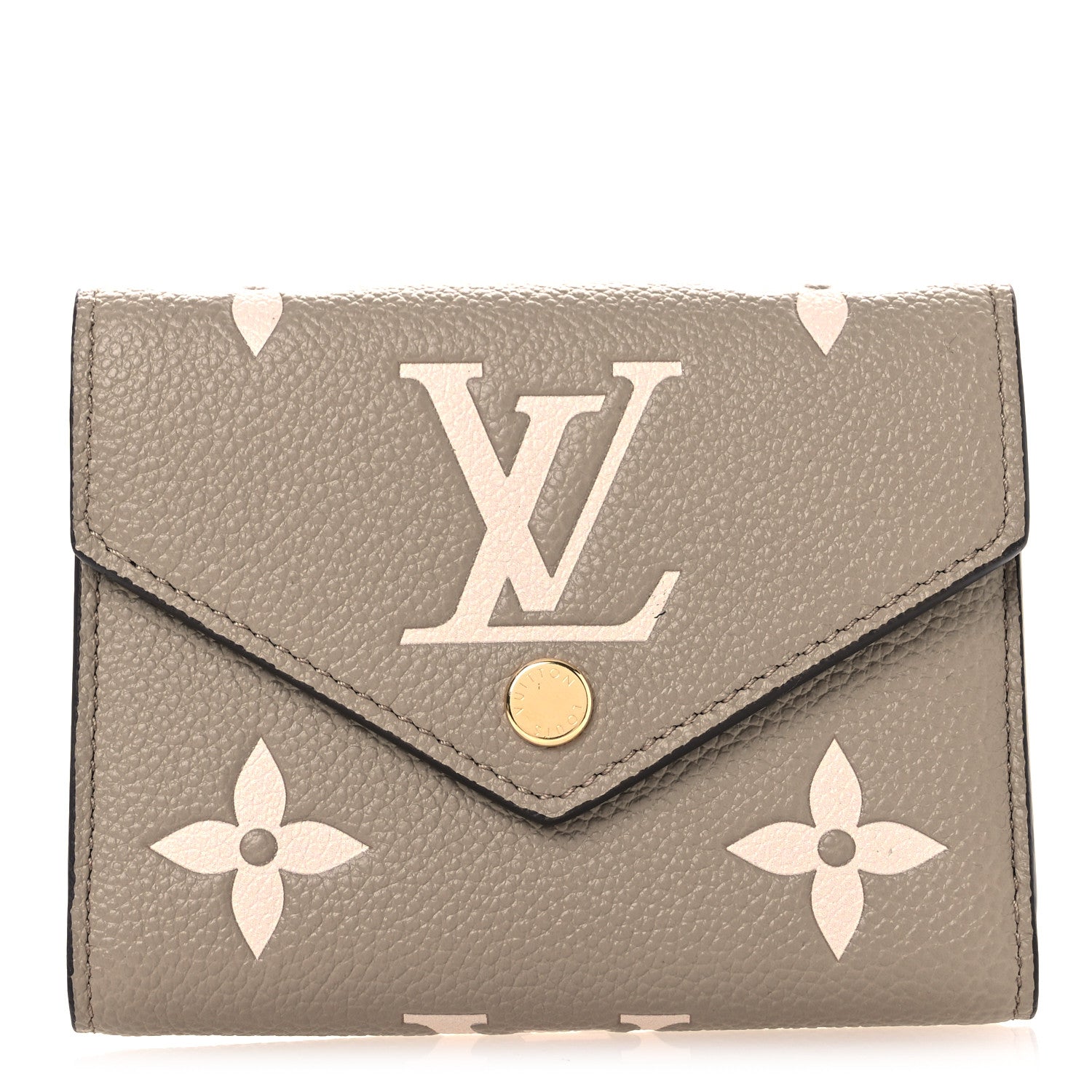 Louis Vuitton Empreinte Monogram Giant Victorine Wallet Tourterelle Creme 1 of 7