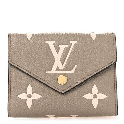 Louis Vuitton Empreinte Monogram Giant Victorine Wallet Tourterelle Creme 1 of 7