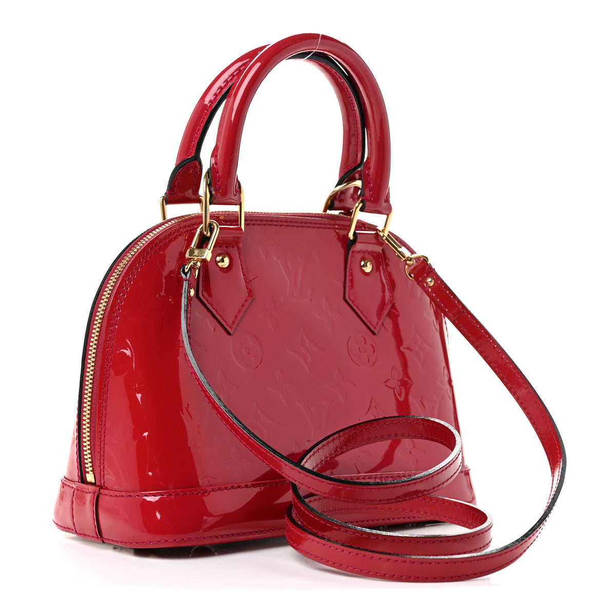 Louis Vuitton Vernis Alma BB Rose Indien 3 of 9