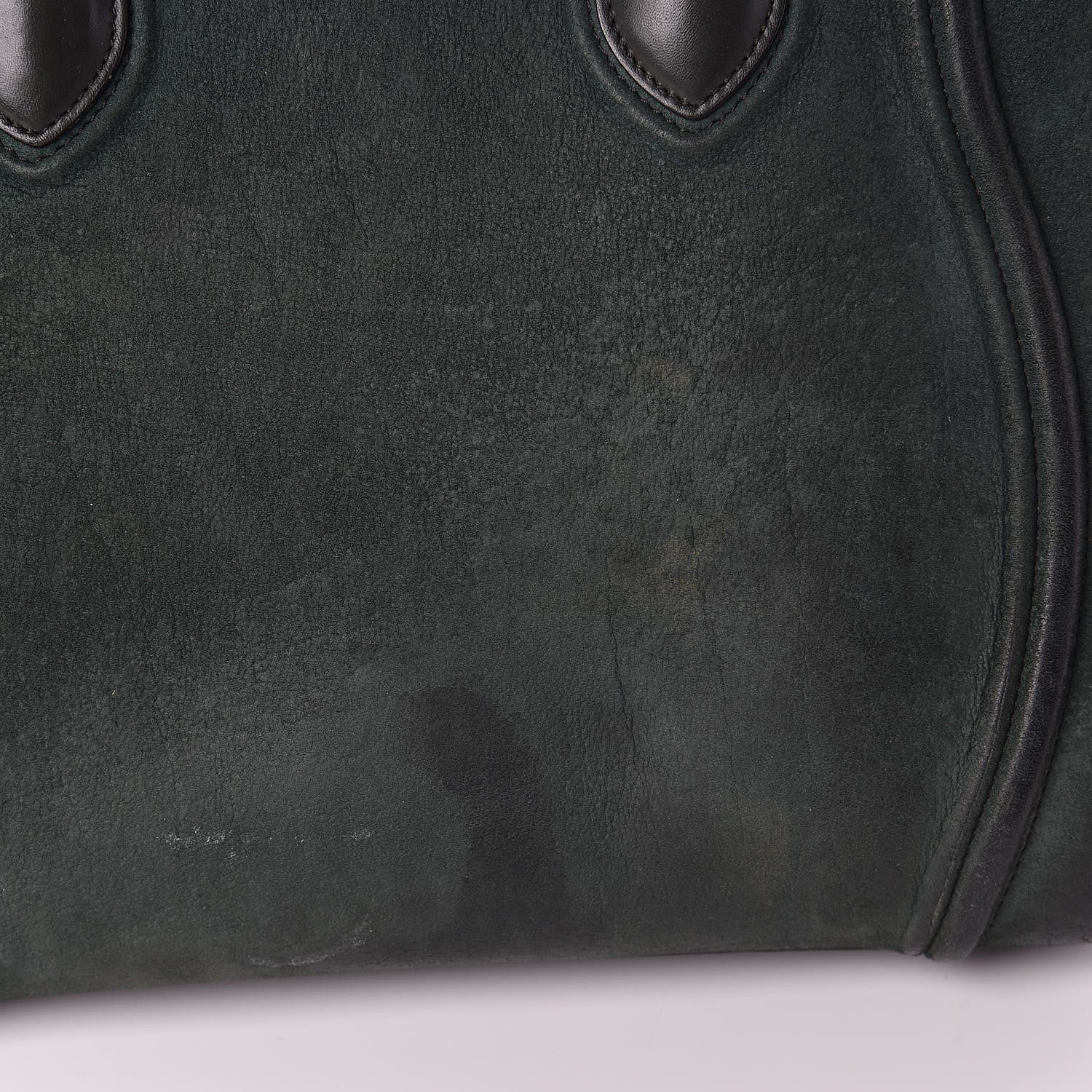 Celine Suede Small Phantom Luggage Olive 13 of 13