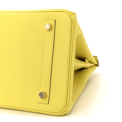 Hermes Epsom BIRKIN 30 Lime 10 of 11