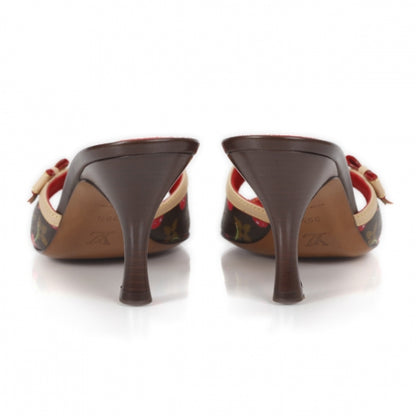 Louis Vuitton Monogram Cerises Open Toe Slides 39.5 3 of 10