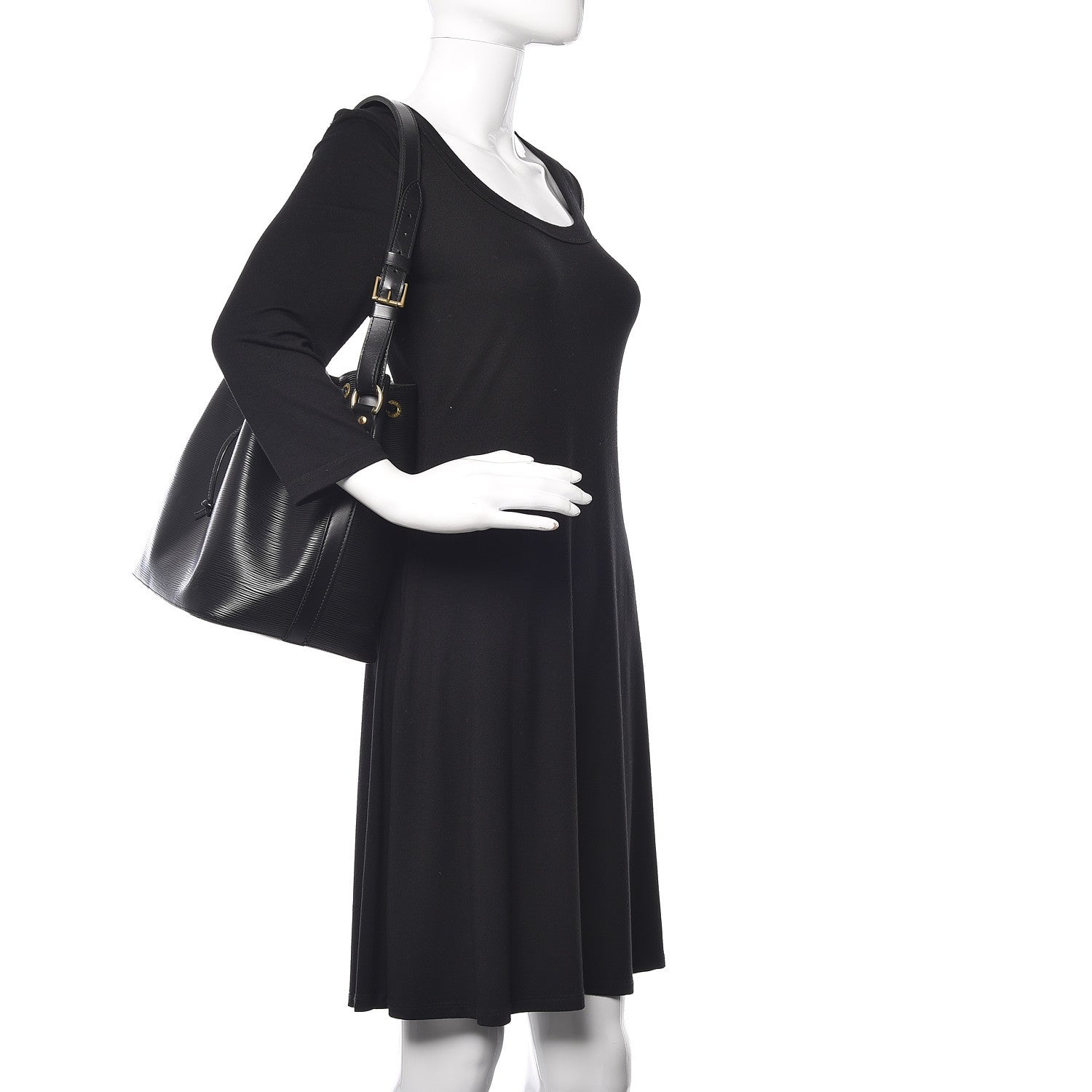 Louis Vuitton Epi Petit Noe Black 2 of 9
