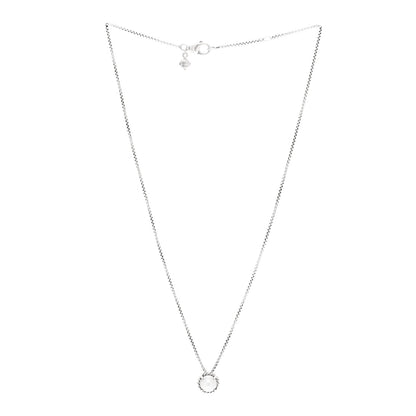 David Yurman Sterling Silver Cultured Pearl 8mm Petite Chatelaine Pendant Necklace 3 of 5