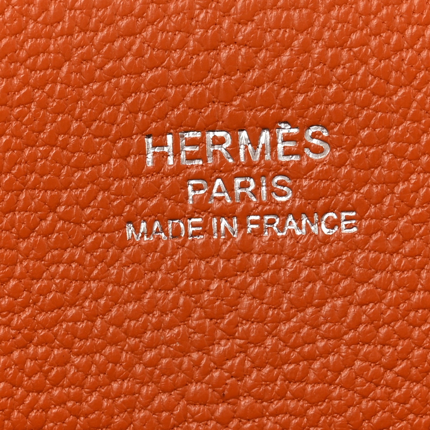 Hermes Taurillon Clemence Jypsiere 28 Orange 6 of 16