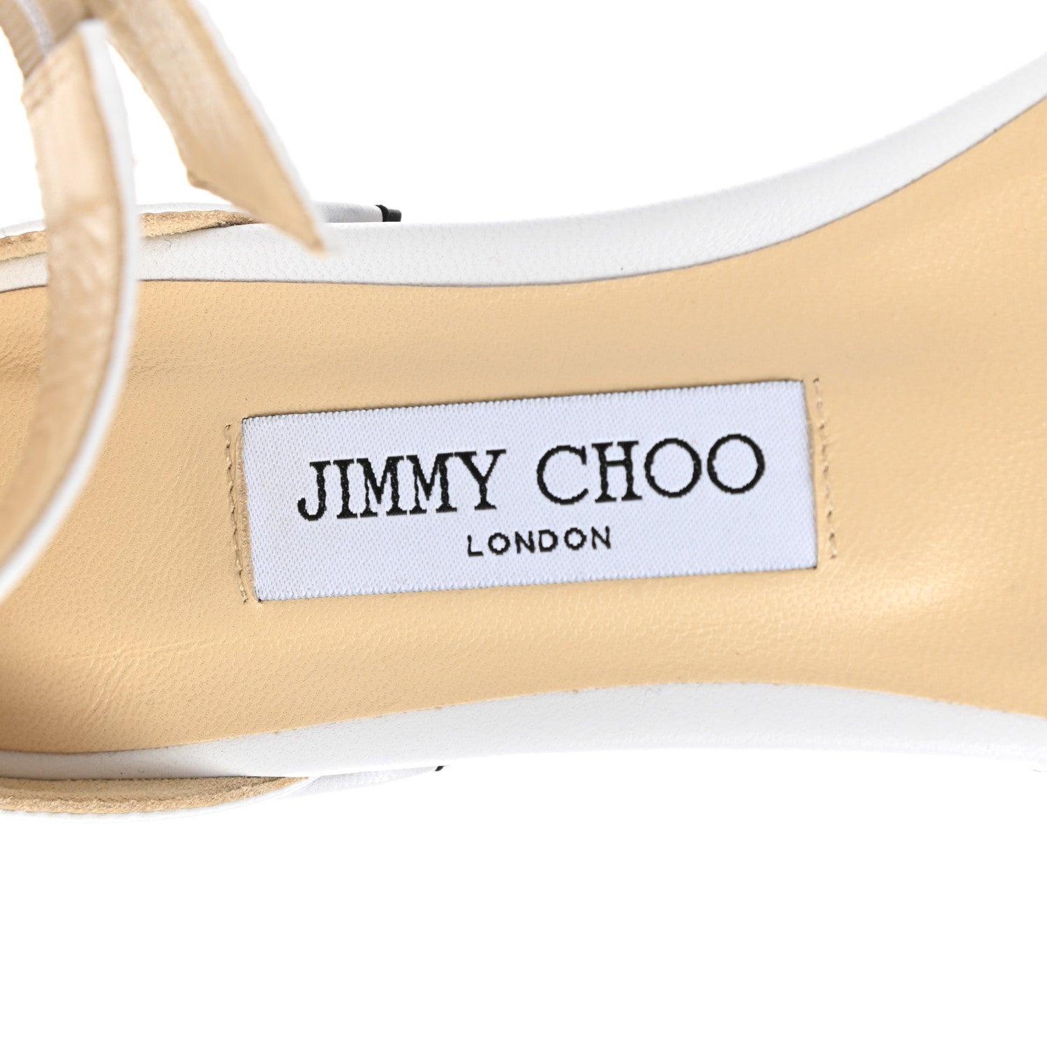Jimmy Choo Calfskin Sandals 35.5 White 7 of 11