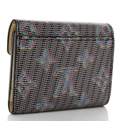 Louis Vuitton Monogram LV Pop Zoe Wallet Blue 3 of 6