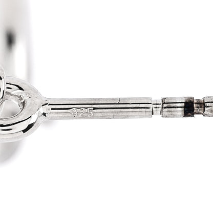 Hermes Sterling Silver Farandole Drop Earrings 5 of 6