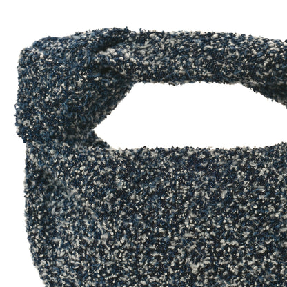 Bottega Veneta Denim Boucle Mini Jodie Indigo Silver 8 of 9