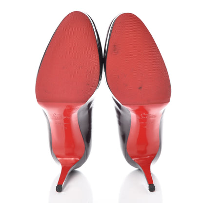Christian Louboutin Patent New Simple 100 Pumps 39 Burgundy 9 of 10
