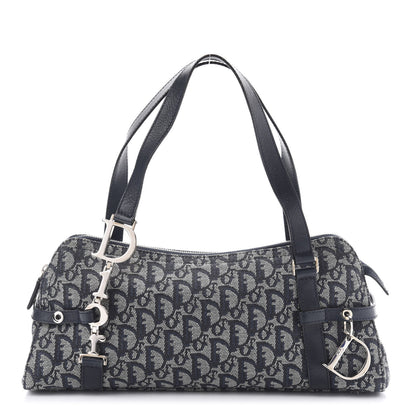 Christian Dior Denim Monogram Charms Shoulder Bag Blue 1 of 10