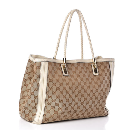 Gucci Monogram Medium Bella Tote Off White 3 of 13