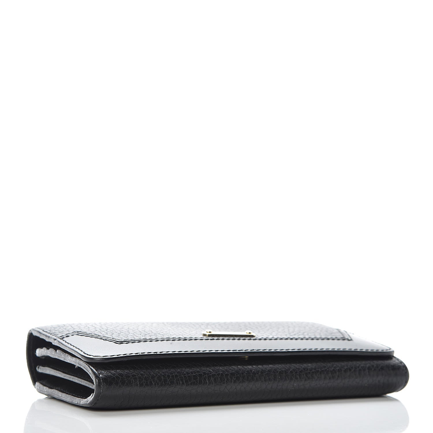 Burberry Grain Calfskin Continental Wallet Black 4 of 14
