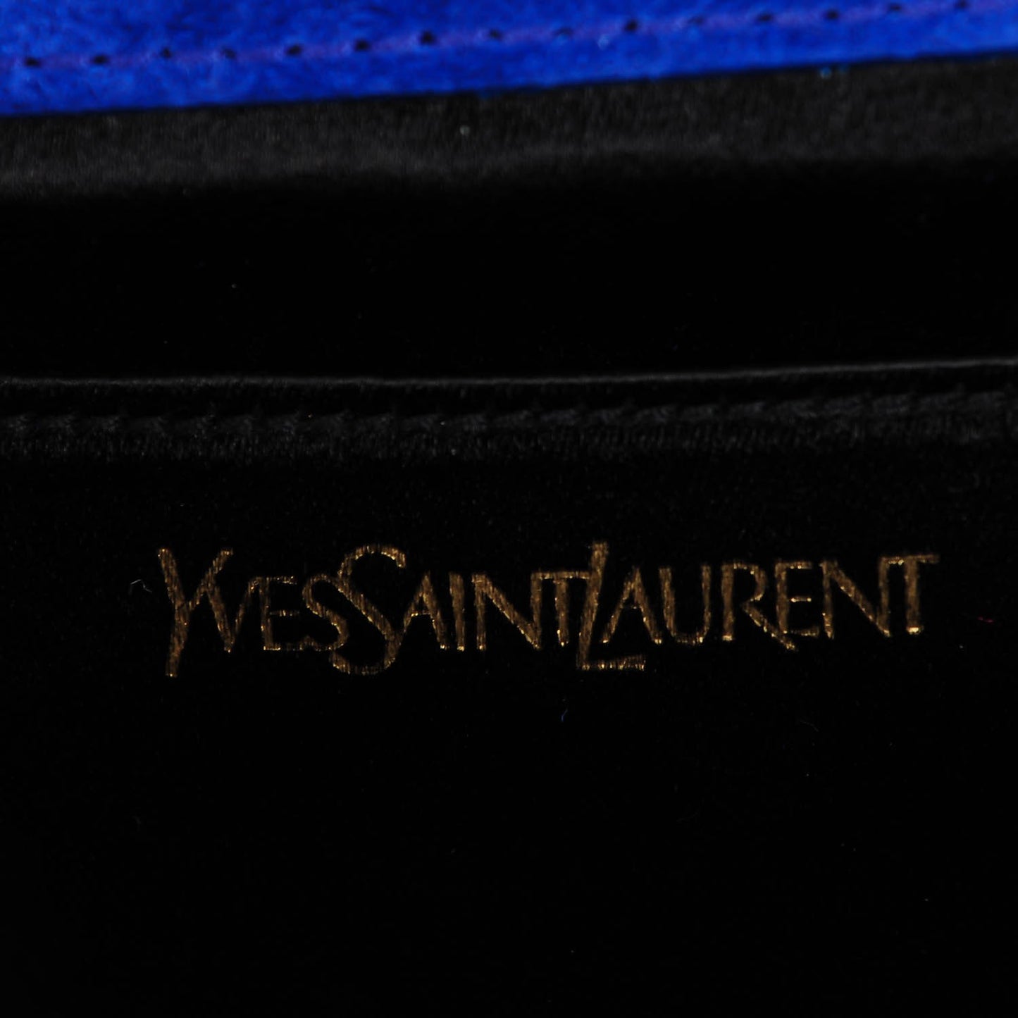 Patent Calfskin Monogram Large Belle De Jour Clutch Royal Blue