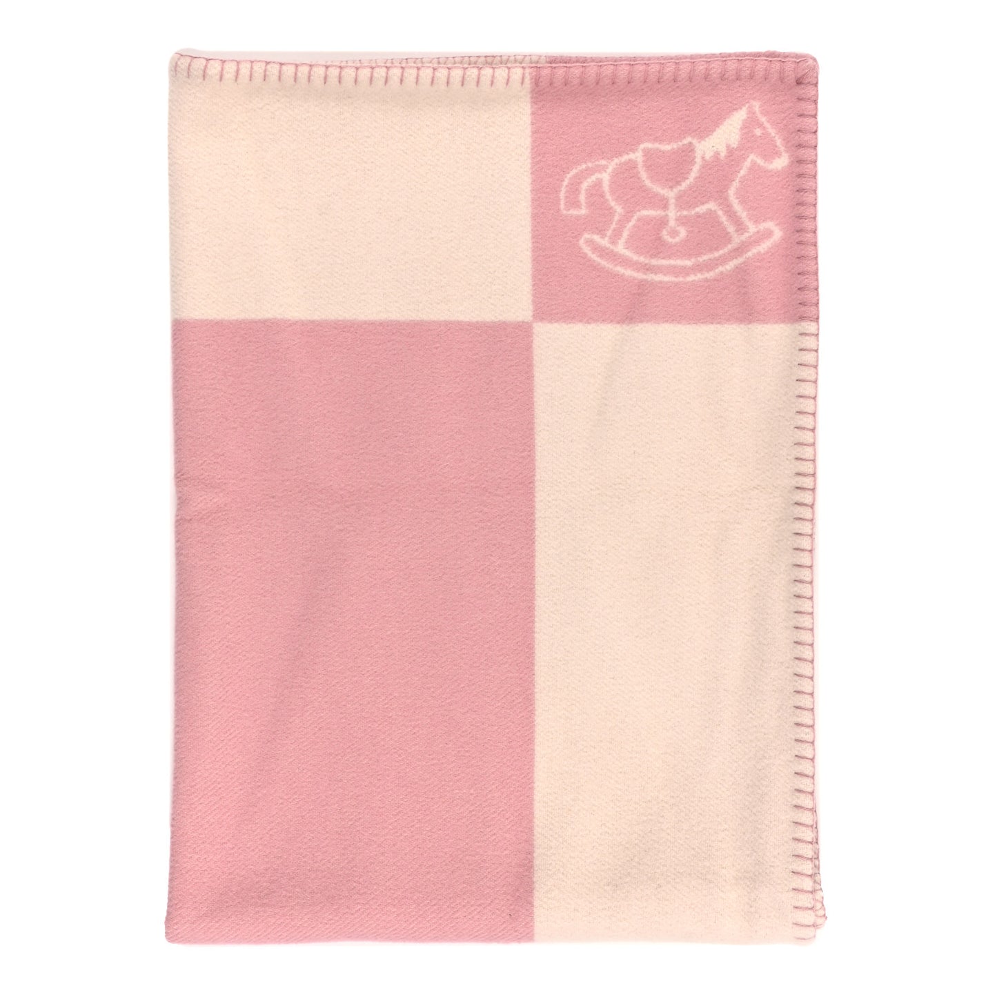 Wool Cashmere Adada Avalon Baby Blanket Rose Lilas