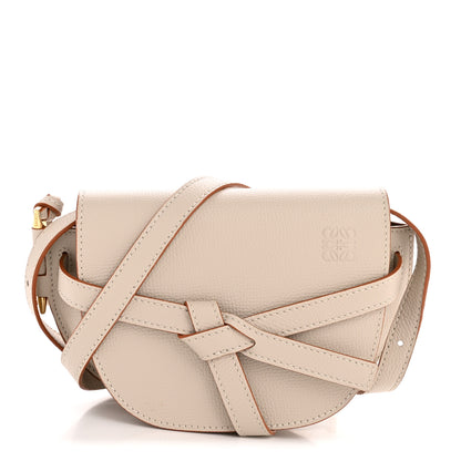 Loewe Grained Calfskin Mini Gate Dual Bag Light Ghost 1 of 11