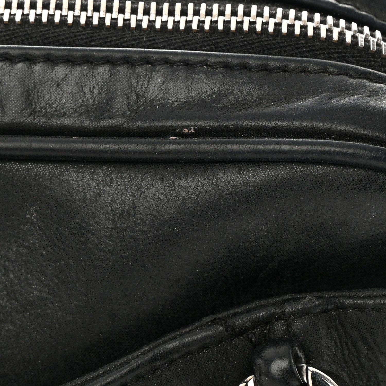Chanel Iridescent Calfskin Quilted Relax CC Camera Case Black 15 of 18