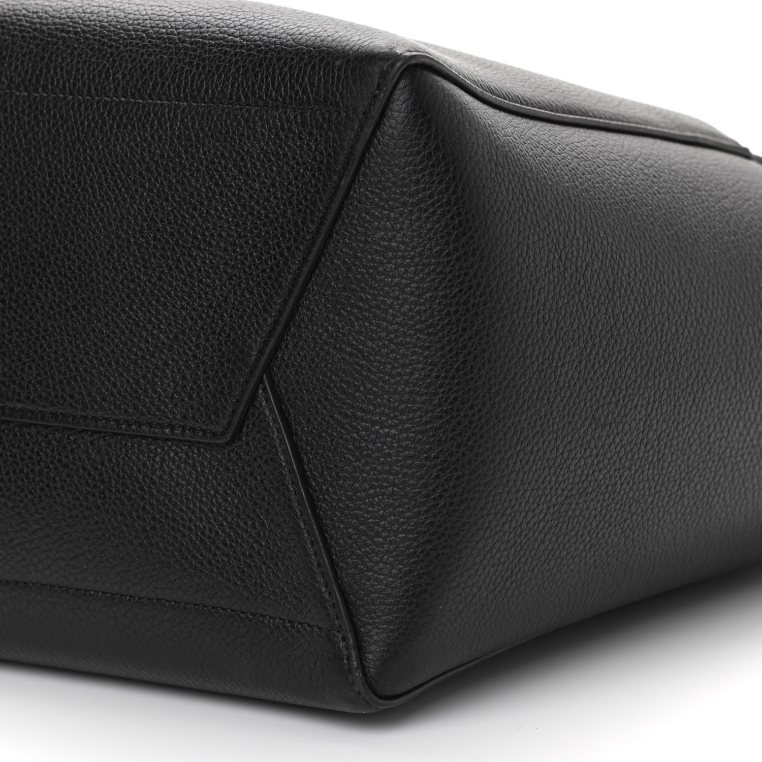 Celine Soft Grained Calfskin Sangle Bucket Bag Black 10 of 11