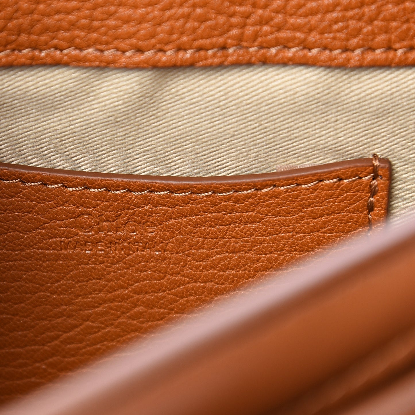 Calfskin Small Tess Bag Caramel