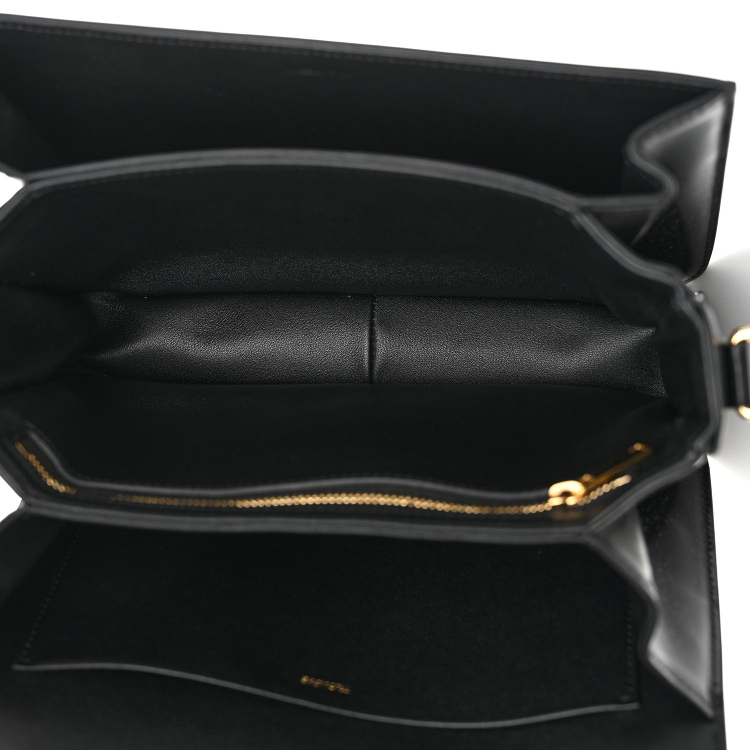 Celine Shiny Calfskin Medium Triomphe Black 5 of 11
