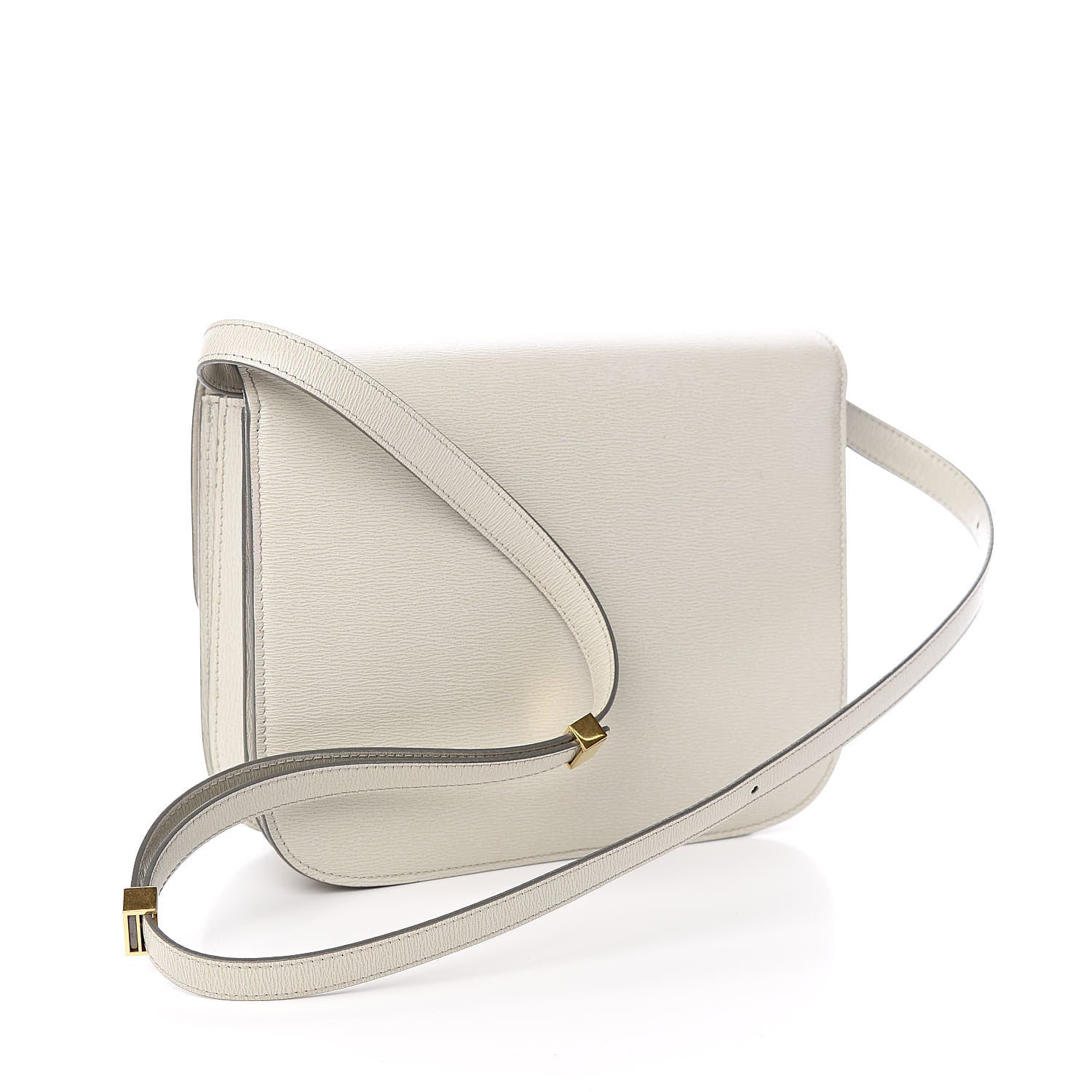 Celine Liege Calfskin Medium Classic Box Flap Bag Pale Grey 3 of 11
