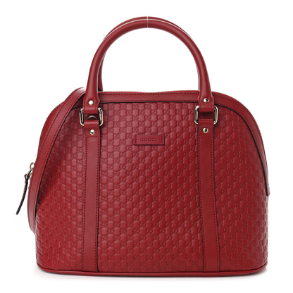 Gucci Microguccissima Medium Dome Bag Red 1 of 11