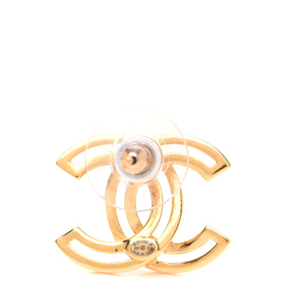 Chanel Metal Obazine CC Earrings Gold 8 of 10