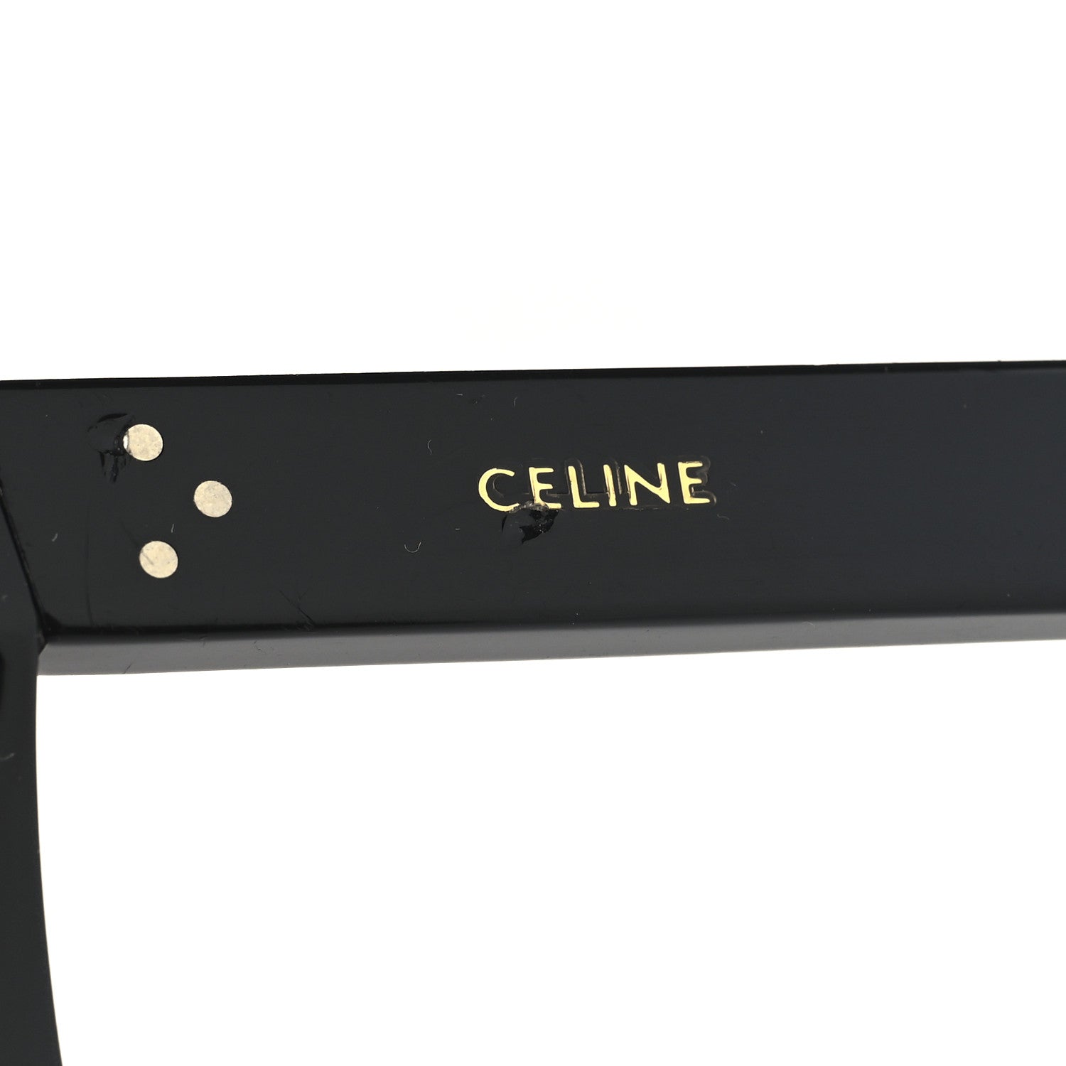 Celine Acetate Square Sunglasses CL40090I Black 7 of 8
