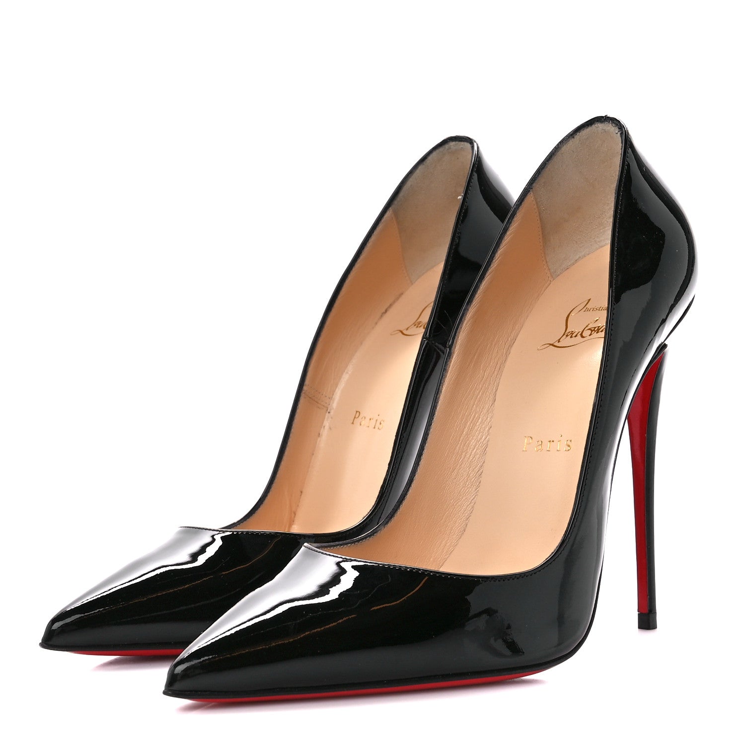 Christian Louboutin Patent So Kate 120 Pumps 39.5 Black 3 of 8