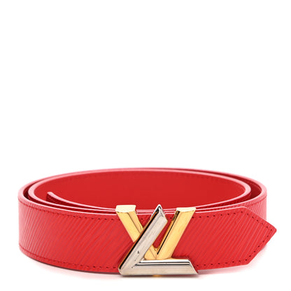 Louis Vuitton Epi 30mm LV Twist Belt 80 32 Coquelicot 1 of 9