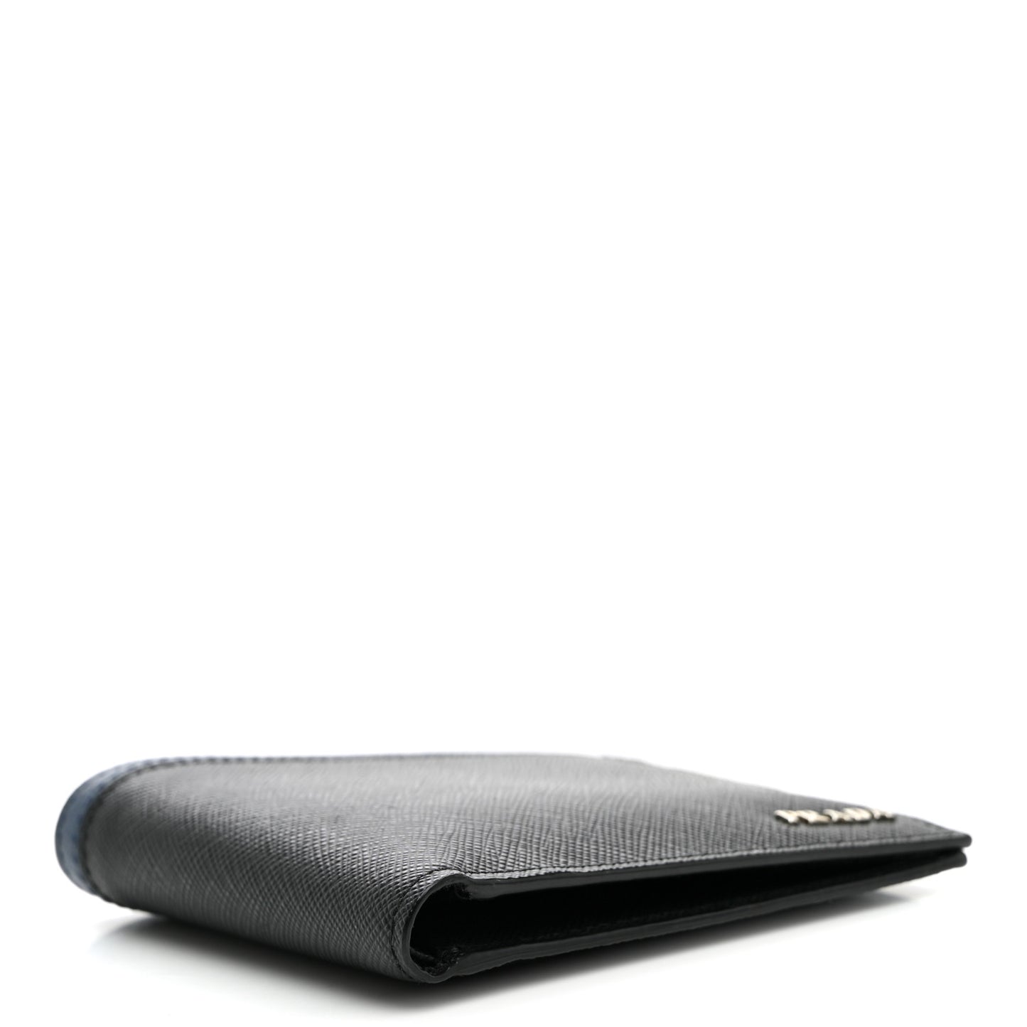 Saffiano Bi-Fold Wallet Black Bluette