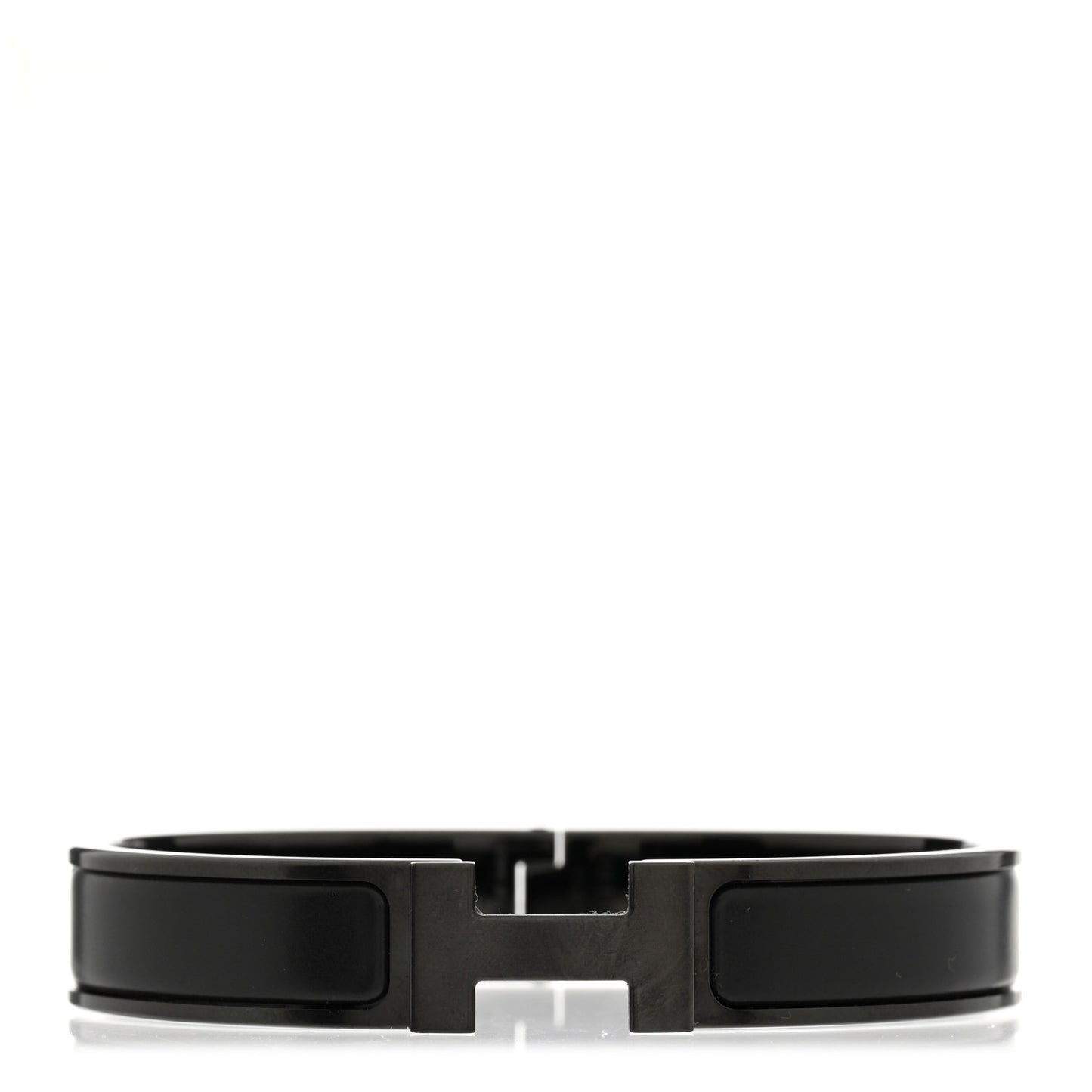 Matte Enamel Narrow Clic Clac HH Bracelet T4 So Black