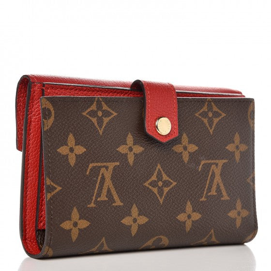 Monogram Pallas Compact Wallet Cherry