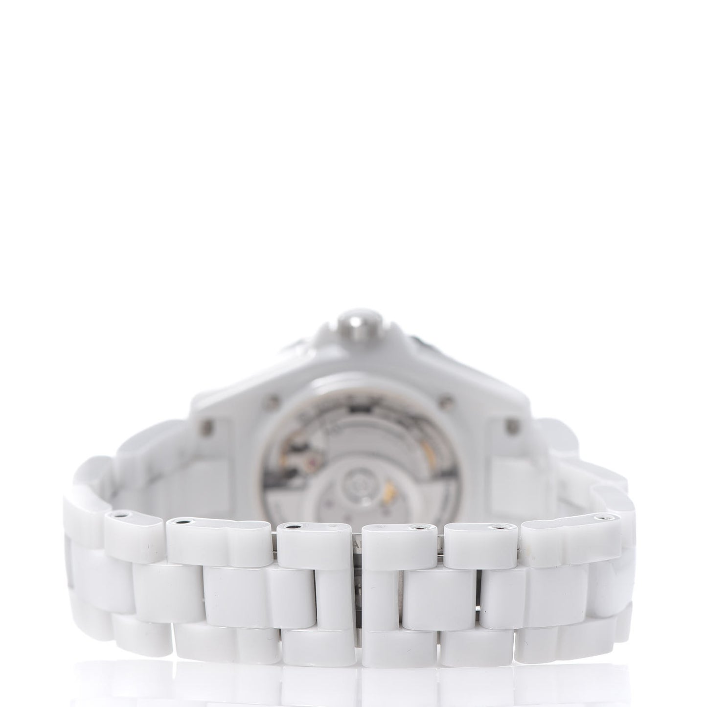 Stainless Steel Ceramic Diamond 38mm J12 Limited Edition Automatic Watch White