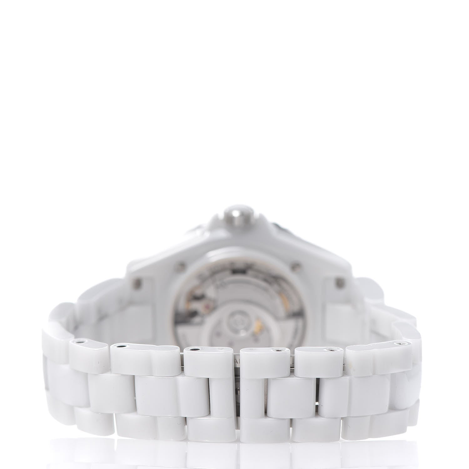 Chanel Stainless Steel Ceramic Diamond 38mm J12 Limited Edition Automatic Watch White 4 of 7