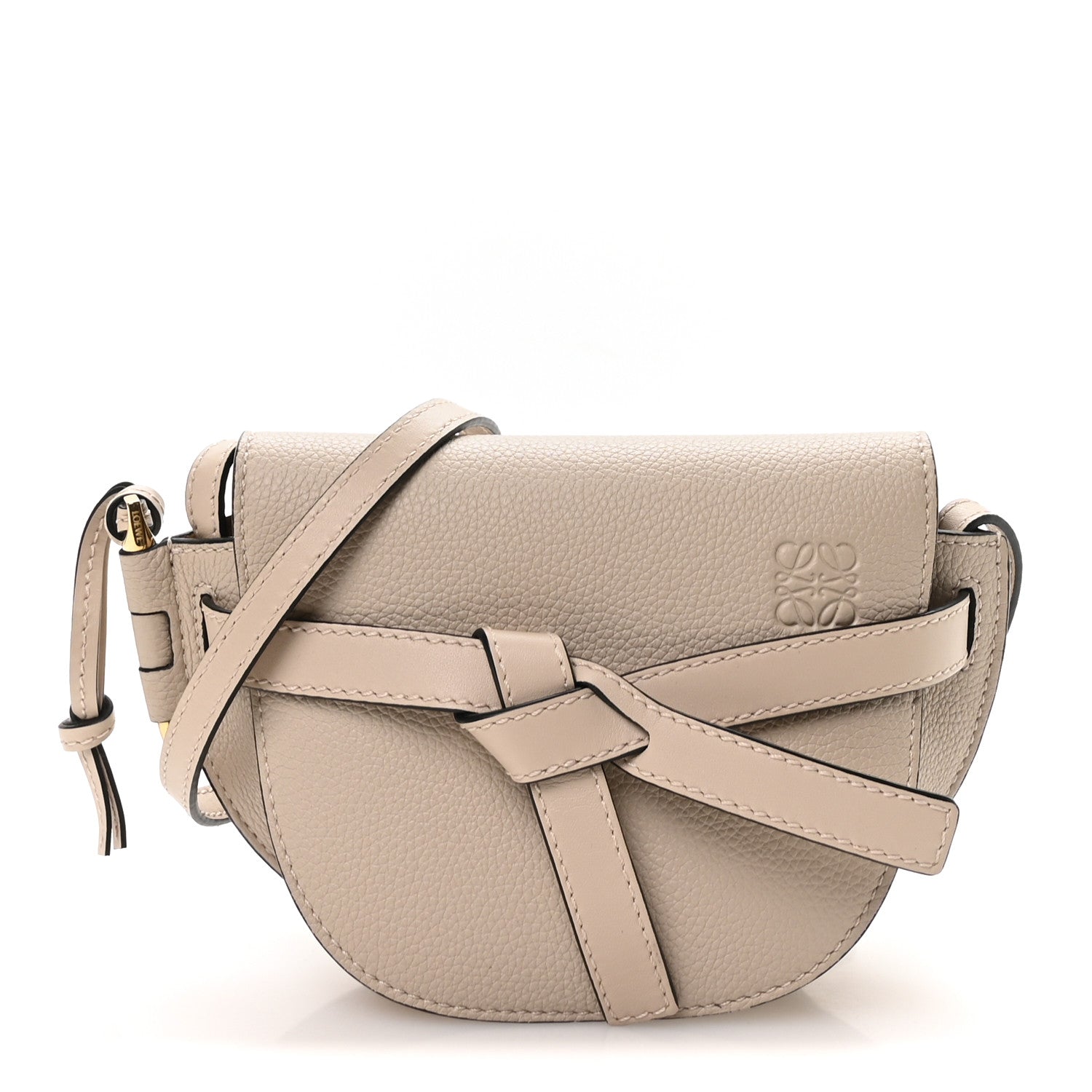 Loewe Grained Calfskin Mini Gate Crossbody Bag Light Oat 1 of 10