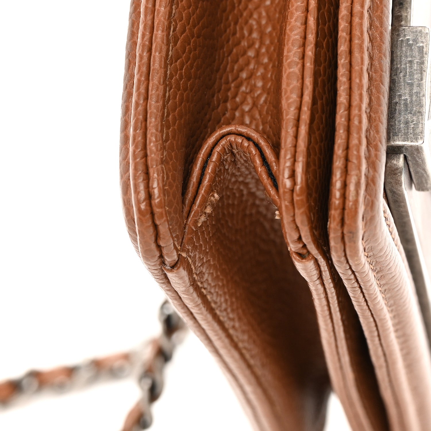 Chanel Caviar Mini Dallas Boy Brick Flap Brown 13 of 15