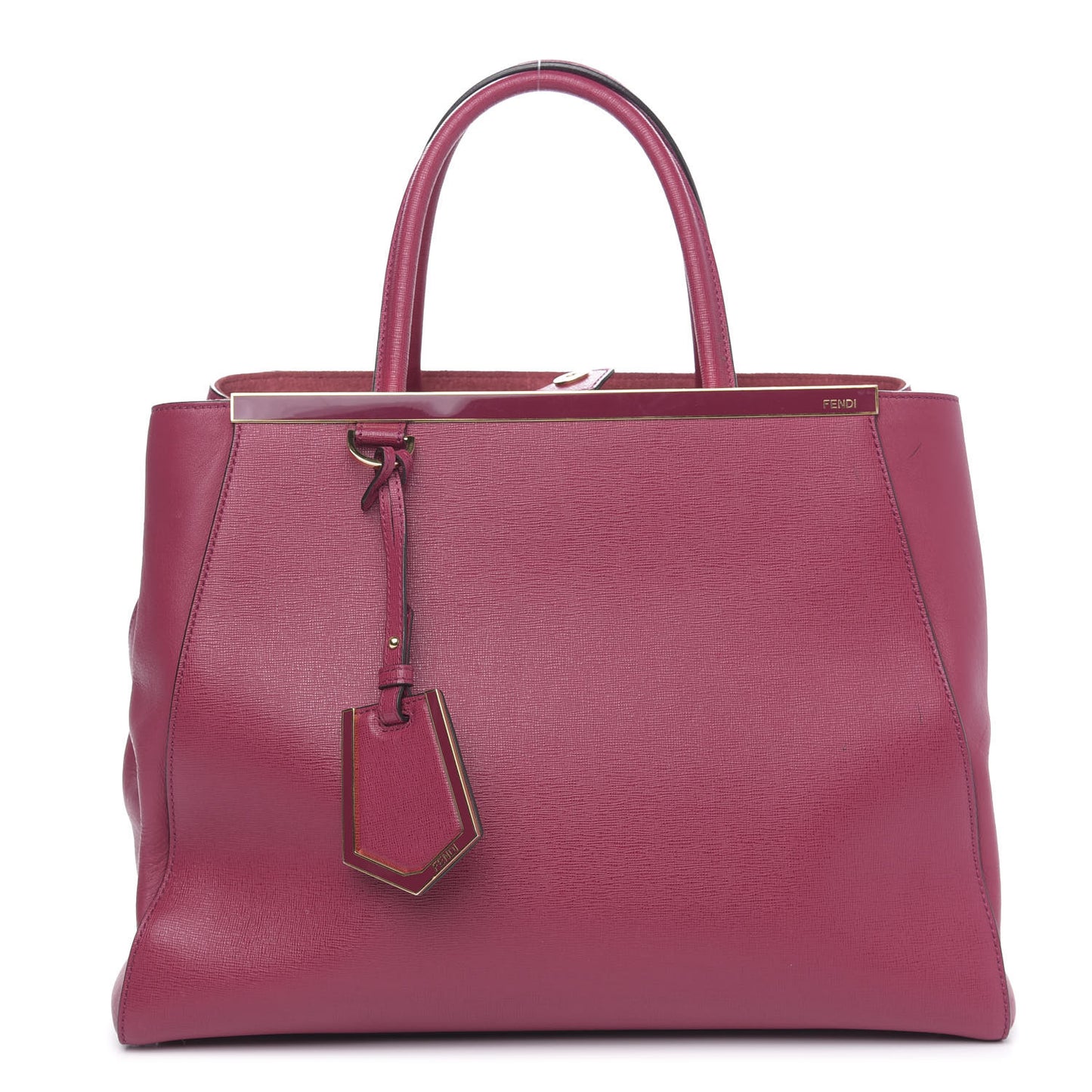 Vitello Elite Flamingo Regular 2Jours Tote Amarena