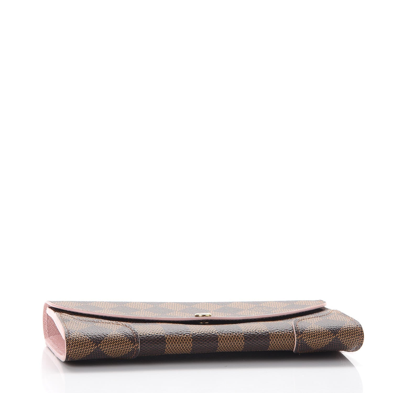 Louis Vuitton Damier Ebene Caissa Wallet Rose Ballerine 4 of 8