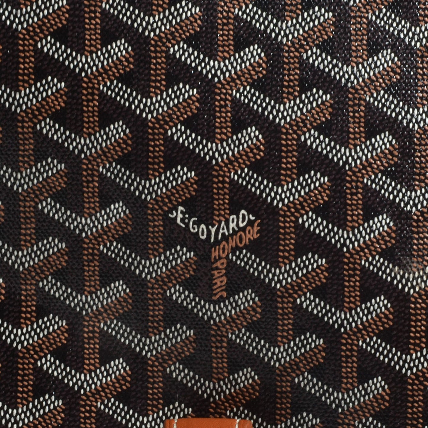 Goyardine Urbain Messenger Black Gold