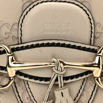 Gucci Guccissima Signature Medium Emily Chain Shoulder Bag Mystic White 8 of 12